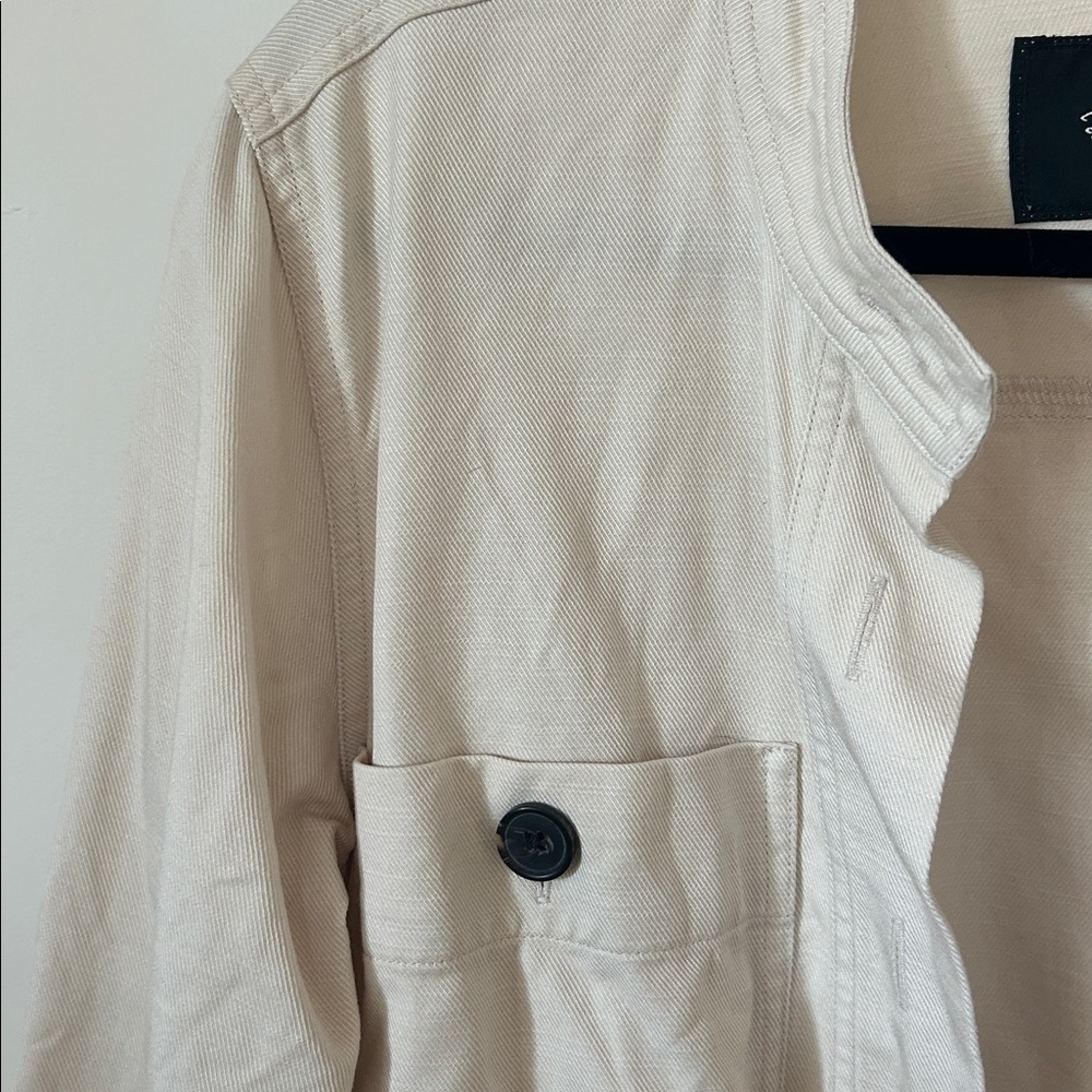 Rails Alma Cotton Blend Jacket in Stone White - Picture 5 of 16